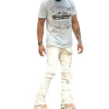 Men Slim Fit Outdoor Mid Waist Men Jeans